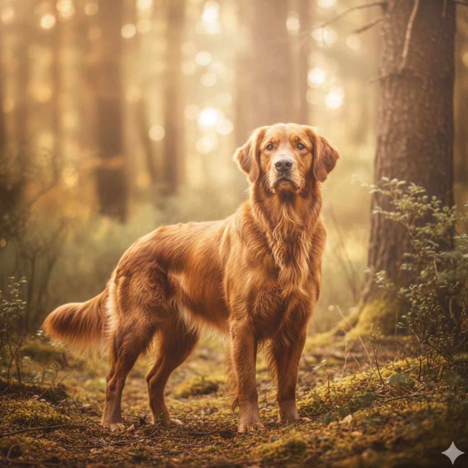 Dark Golden Retriever Shade