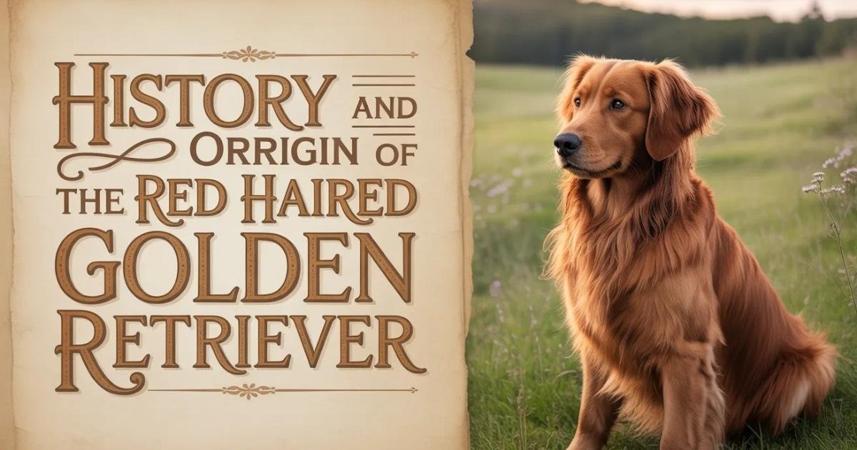 History and Origin of the Red Haired Golden Retriever