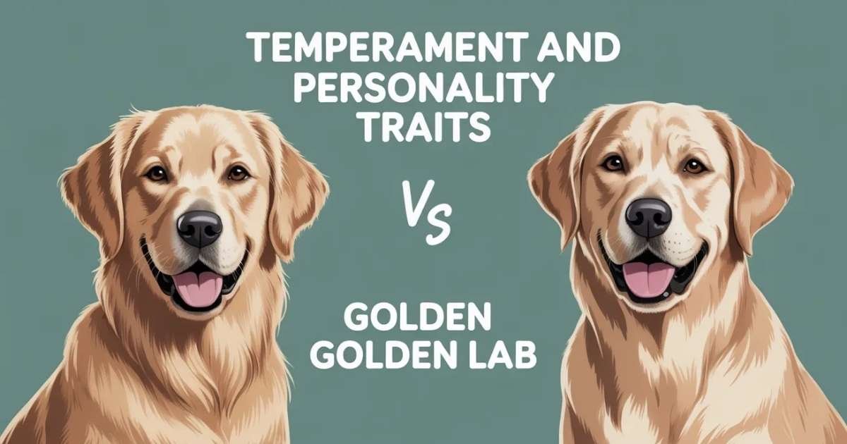 friendly golden retriever with child showing gentle temperament