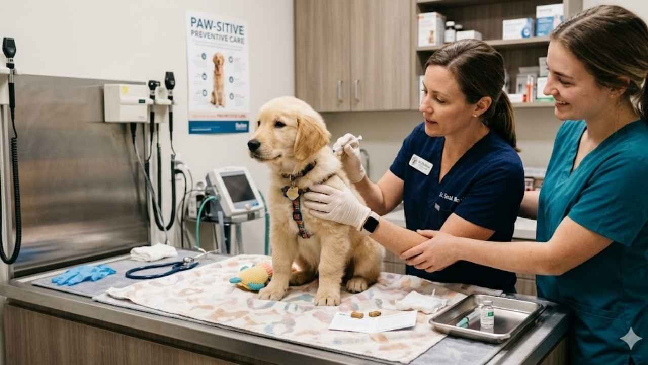 How to Take Care of a Golden Retriever Puppy with vet visits, vaccinations, and preventive health care