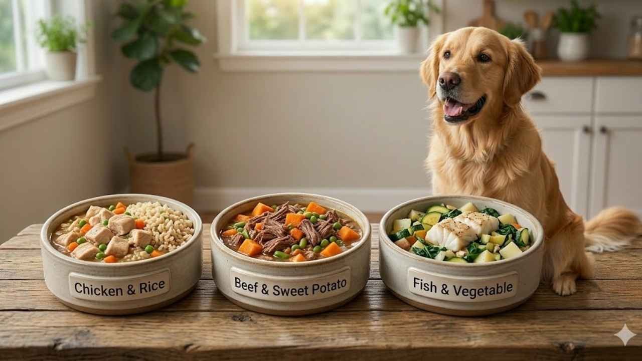 easy homemade dog food recipes for golden retrievers chicken beef fish meals