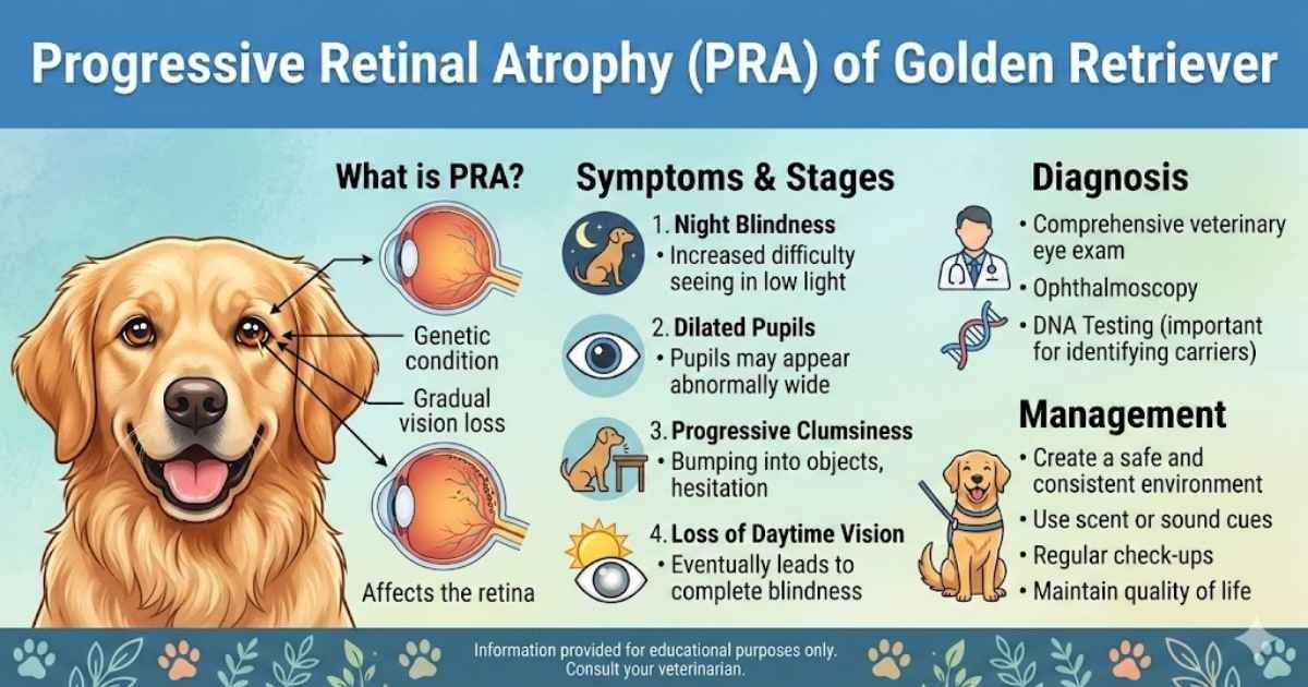 Golden Retriever eye problems – cataracts and progressive retinal atrophy (PRA)