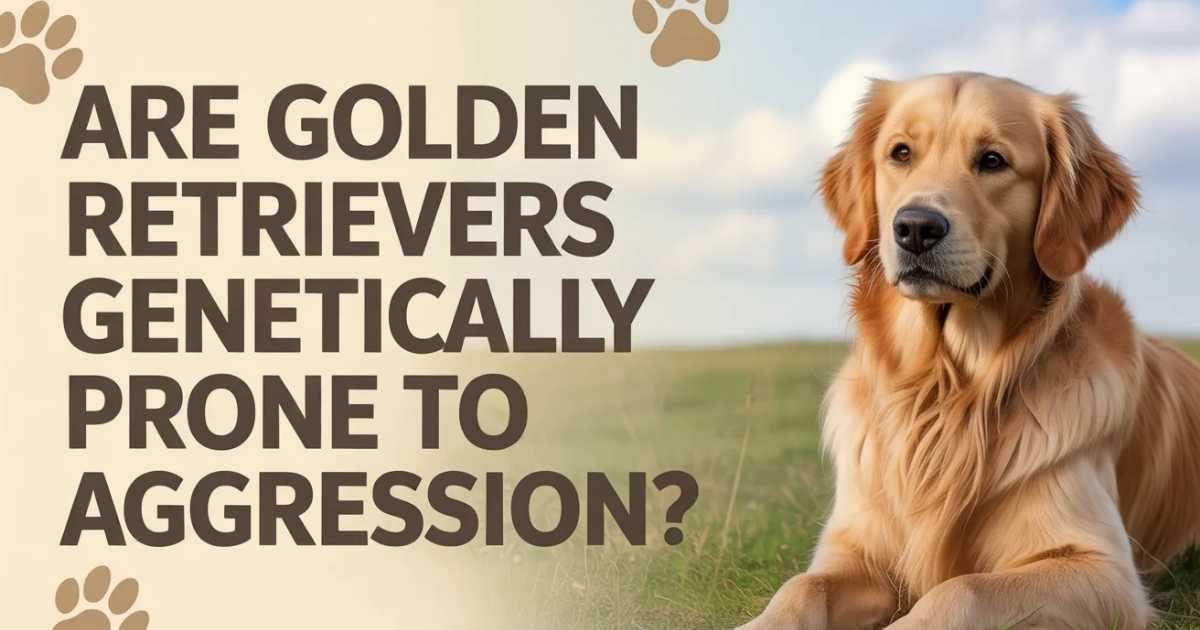 are golden retrievers genetically aggressive dog temperament genetics
