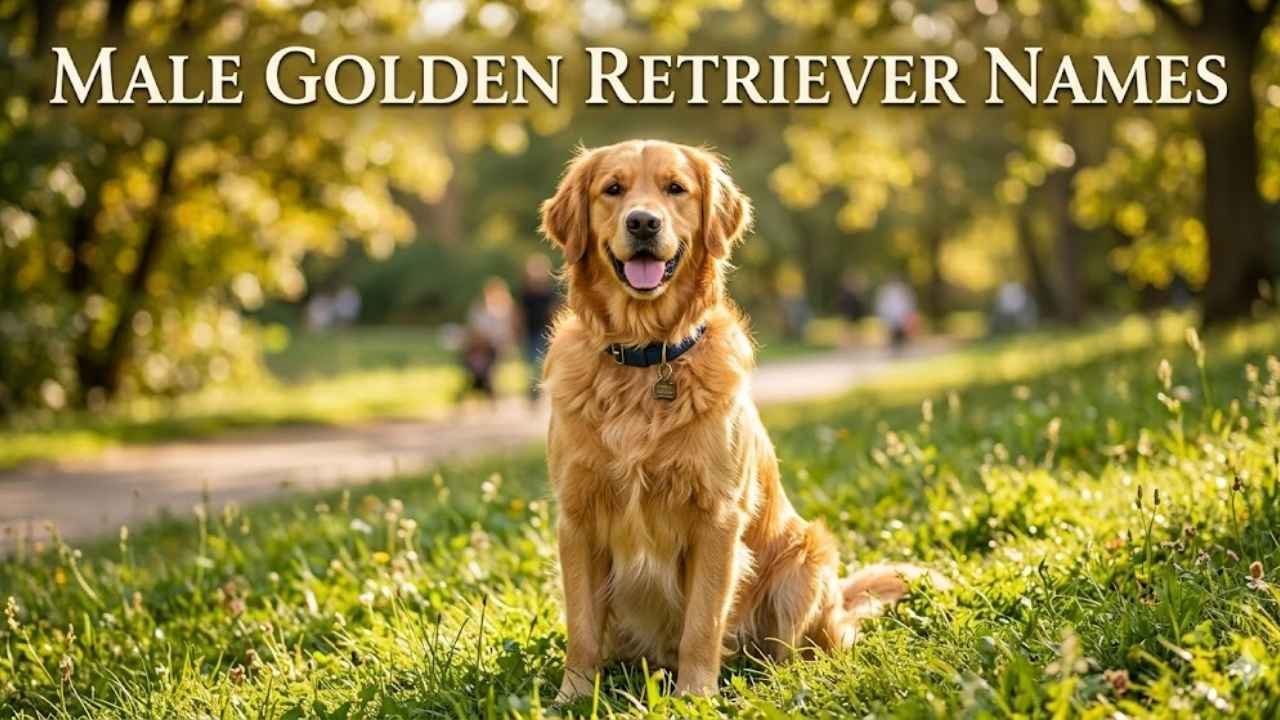 best male golden retriever names cute unique dog name ideas