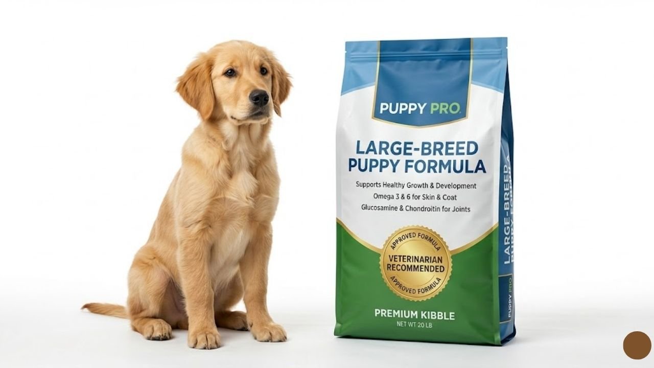 Best dog food for Golden Retriever puppies with balanced nutrition